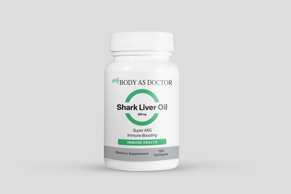 Shark Liver Oil 550mg with Alkylglycerols