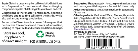 Supta Gluta - Topical Glutathione with SOD - LI3675