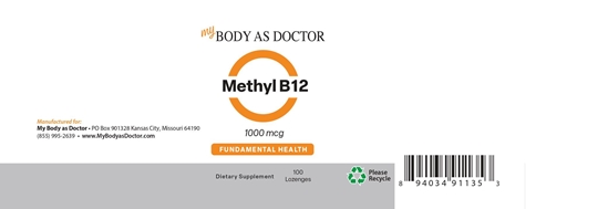 Vitamin B12 Methylcobalamin 1000 mcg Lozenges - NT1036