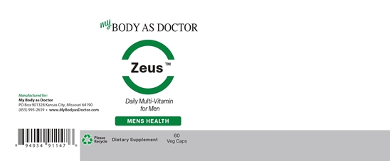 Zeus Daily Mega Nutrient for Men - NT1070