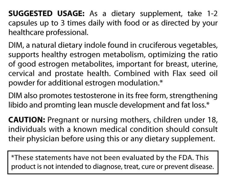 DIM Estrogen Balance Use