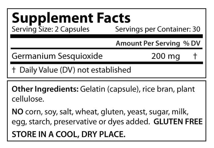 Germanium Sesquioxide Bottle