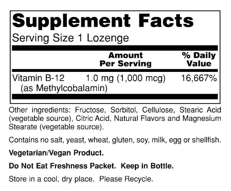 Methyl-B12 Bottle