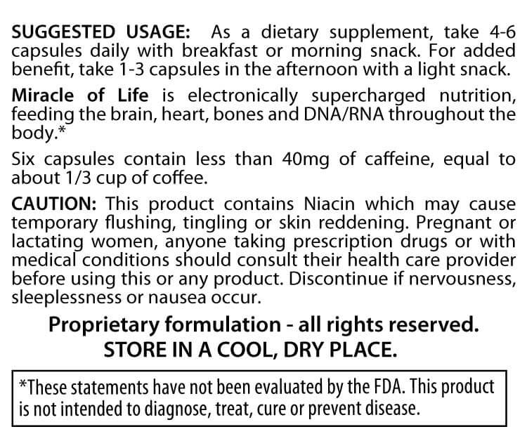 Miracle of Life 93 capsules