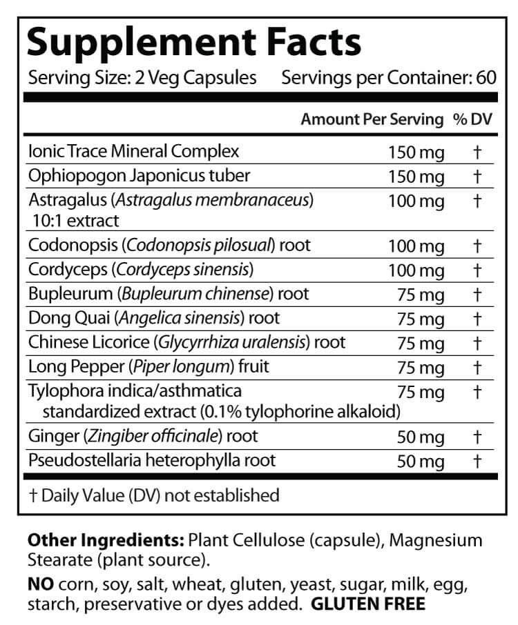 Respiratory Lung Health Bottle