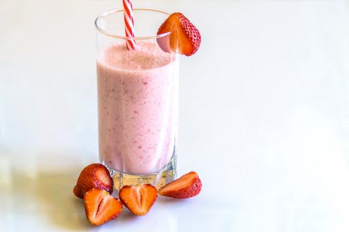 Strawberry Banana Aloe Smoothie